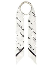 Givenchy - Twill Silk Scarf - Lyst