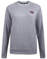 KENZO - Tiger Head Embroidery Knitted Pullover - Lyst