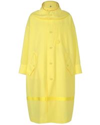 Homme Plissé Issey Miyake - Carrier Carried Hooded Logo-Print Coat - Lyst