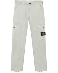 Stone Island - Logo-Patch Cargo Pants - Lyst