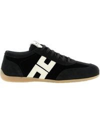 Elisabetta Franchi - Logo Patch Sneakers - Lyst