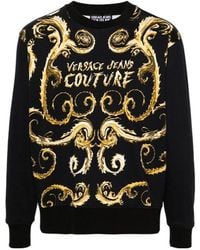 Versace Jeans Couture - Couture Chain Cotton Sweatshirt - Lyst