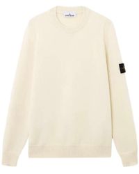 Stone Island - Regular-Fit Crewneck Sweatershirt - Lyst