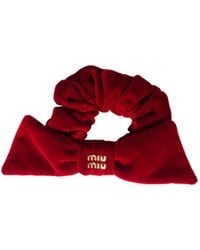 Miu Miu - Velvet Scrunchie - Lyst