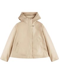 Fay - Hooded Short Parka Jacket - Lyst