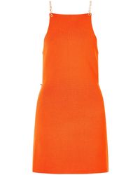 Cult Gaia - Open-Back Embellished Stretch Mini Dress - Lyst