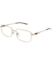 Gucci - Eyewear Rectangle Frame Glasses - Lyst