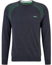 BOSS - Boss Logo Detailed Regular Fit Sweatshirt - Lyst