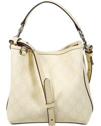 Gucci - Gg Emblem Small Bucket Bag - Lyst