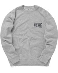 Sporty & Rich - Round-Collar Long-Sleeve Hoodie - Lyst