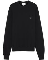 Maison Kitsuné - Maison Kitsuné Fox Head Patch Crewneck Sweatshirt - Lyst