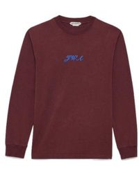 JW Anderson - Embroidered Long-Sleeve T-Shirt - Lyst