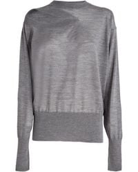 Stella McCartney - Cut Out-Detail Crewneck Knitted Top - Lyst