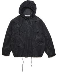 Acne Studios - Logo-Embroidered Hooded Jacket - Lyst