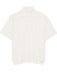 Ami Paris - Ami Short-Sleeve Polo Knitted Top - Lyst