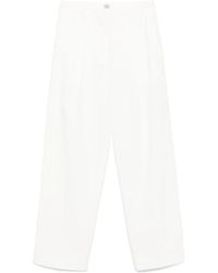 TOTEME - Totême Pleated Tailored Pants - Lyst