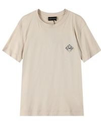 Emporio Armani - Slim-Fit Logo-Print Short-Sleeve T-Shirt - Lyst