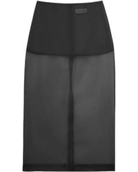 Frankie Shop - Peri Sheer Midi Skirt - Lyst