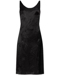 Balenciaga - Minimal Midi Dress - Lyst