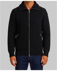 Roberto Collina - Ribbed-Knit Zip-Up Jacket - Lyst