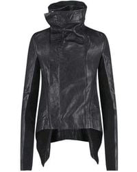 Rick Owens - Long Sleeve Biker Jacket - Lyst