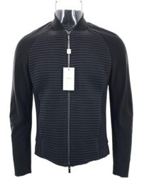 Armani Collezioni - Long-Sleeved Zipper Casual Jacket - Lyst