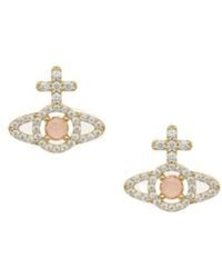 Vivienne Westwood - Olympia Orb-Crystal Earrings - Lyst