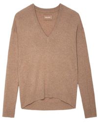 Zadig & Voltaire - V-Neck Cashmere Jumper - Lyst
