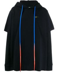 Off-White c/o Virgil Abloh - Graffiti Logo Printed Hooded Sweater - Lyst