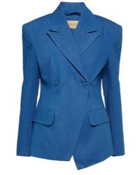 AYA MUSE - Cosa Denim Blazer - Lyst