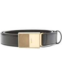 KHAITE - Logo-Engraved Buckle Belt - Lyst