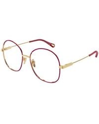 Chloé - Chloé Eyewear Round-Frame Glasses - Lyst