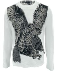Just Cavalli - Pattern Printed Long-Sleeved T-Shirt - Lyst