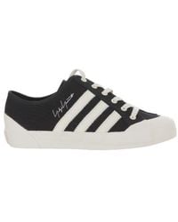 Y-3 - Low Top Lace-Up Sneakers - Lyst