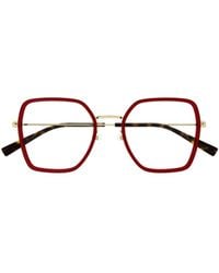 Gucci - Eyewear Square Frame Glasses - Lyst
