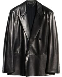 Gucci - Soft Nappa Double-Breasted Jacket - Lyst