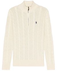 Polo Ralph Lauren - Half-Zip Long-Sleeved Jumper - Lyst