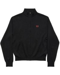 Balenciaga - Laurel Zip-Up Sweater - Lyst