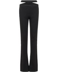 ANDREADAMO - Hollowed-Out Casual Pants - Lyst