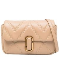 Marc Jacobs - Logo Plaque Quilted Shoulder Bag - Lyst