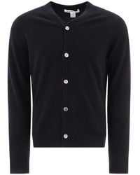 Comme des Garçons - Comme Des Garçons Shirt V-Neck Long-Sleeved Cardigan - Lyst