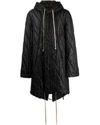 Rick Owens - Fishtail Padded Hooded Parka - Lyst