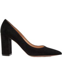 Gianvito Rossi - Piper 85 Suede Pumps - Lyst