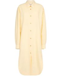 KHAITE - Gloria Cotton Shirt Dress - Lyst