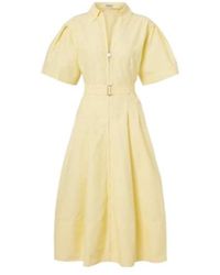 Jonathan Simkhai - Belted Cotton-Blend Shirt Dress - Lyst
