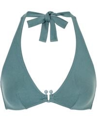Eres - Embellished Halterneck Bikini Top - Lyst