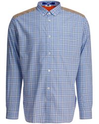 Junya Watanabe - Check Quilted Shirt - Lyst