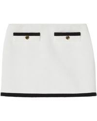 Gucci - Button Detailed Skirt - Lyst