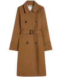 Max Mara - Double-Breasted Belted Coat - Lyst