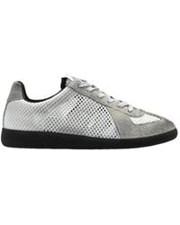 Maison Margiela - Logo Printed Sports Shoes - Lyst